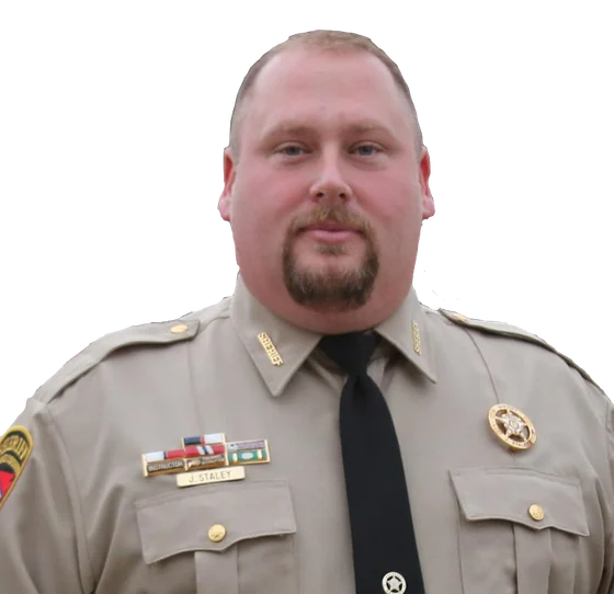 Sheriff John Staley in uniform.