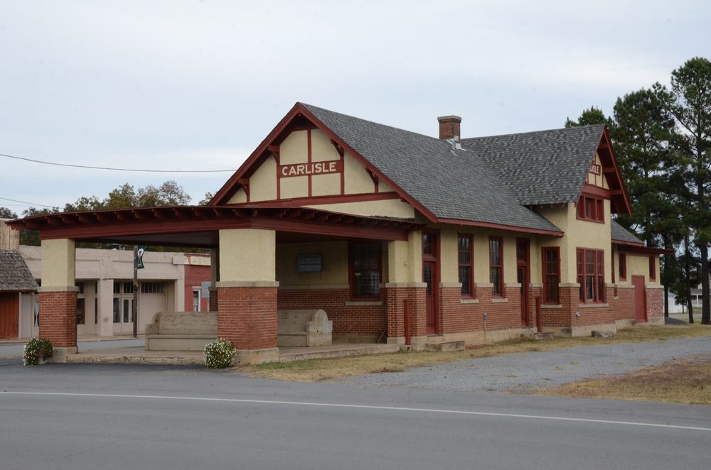 The Carlisle Rock Island Railroad Depot.